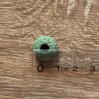 Lava Stone Coloured Large Hole Bead - 10 Available Colours