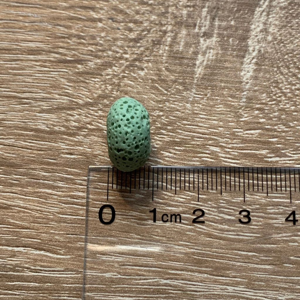 Lava Stone Coloured Large Hole Bead - 10 Available Colours