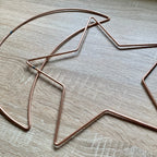 Metal Wire Moon - Copper colour, Moon Dream Catcher