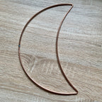 Metal Wire Moon - Copper colour, Moon Dream Catcher