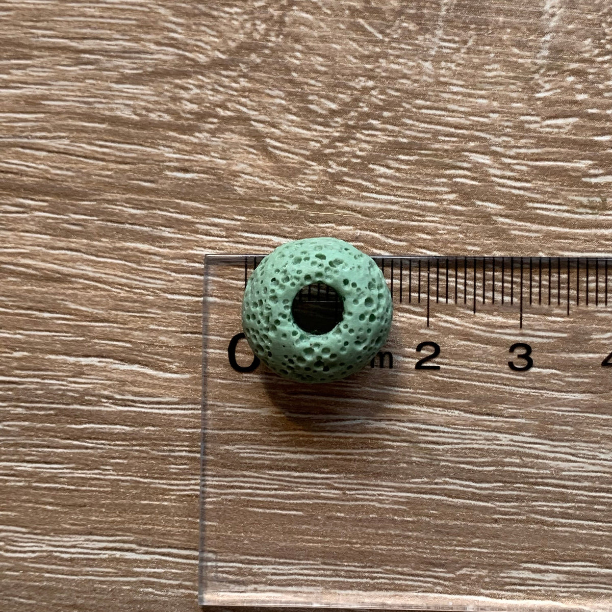 Lava Stone Coloured Large Hole Bead - 10 Available Colours