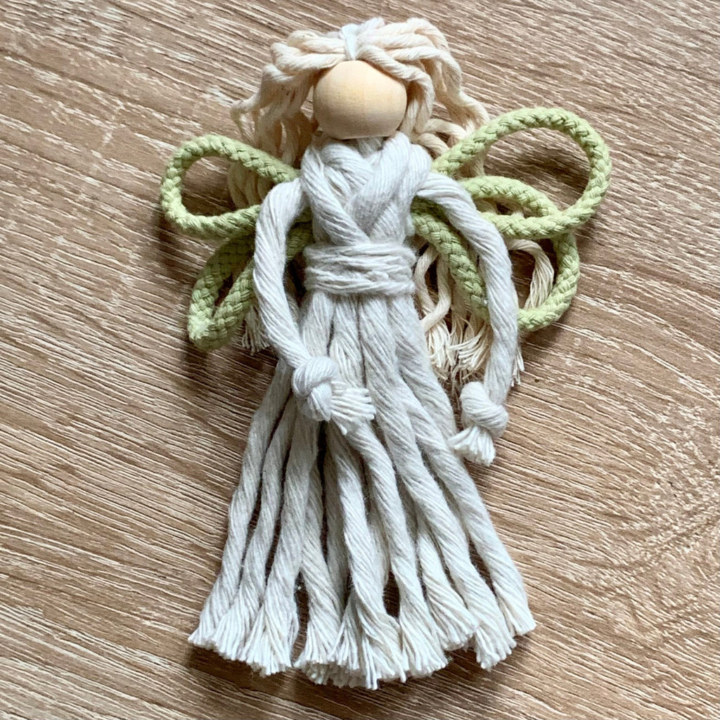 Macrame Kit Fairy/Angel Decoration - Available With Different Wing Colours, Craft Kit