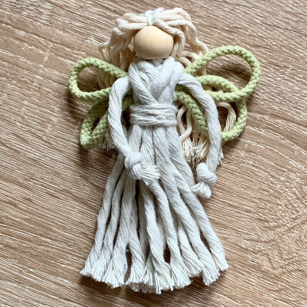 Macrame Kit Fairy/Angel Decoration - Available With Different Wing Colours, Craft Kit