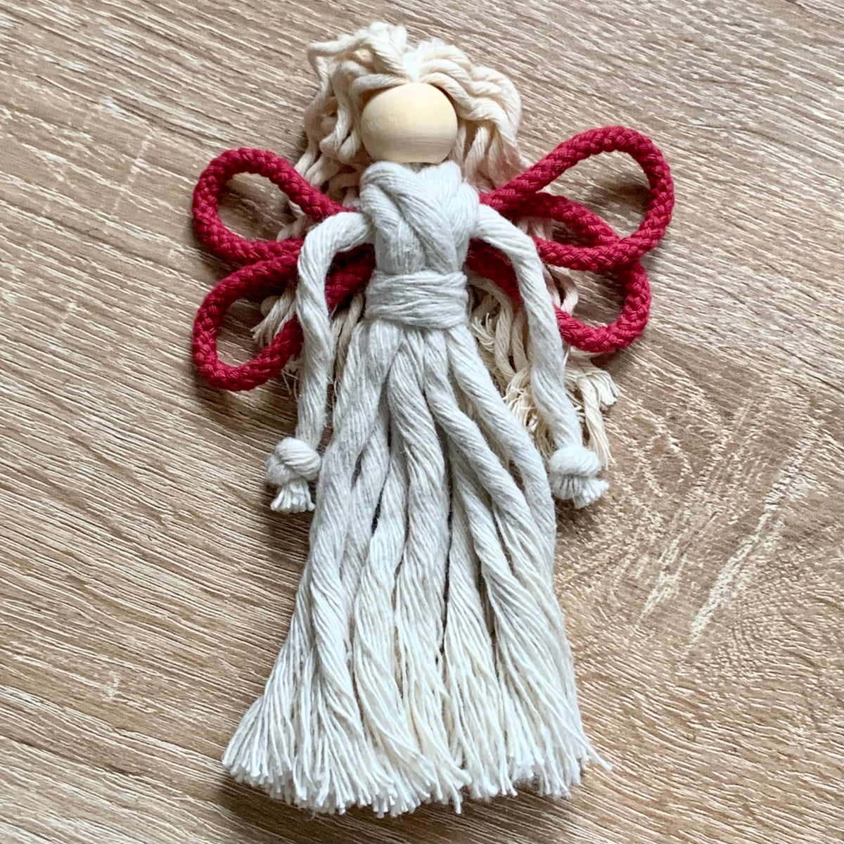 Macrame Kit Fairy/Angel Decoration - Available With Different Wing Colours, Craft Kit