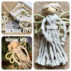 Macrame Kit Fairy/Angel Decoration - Available With Different Wing Colours, Craft Kit