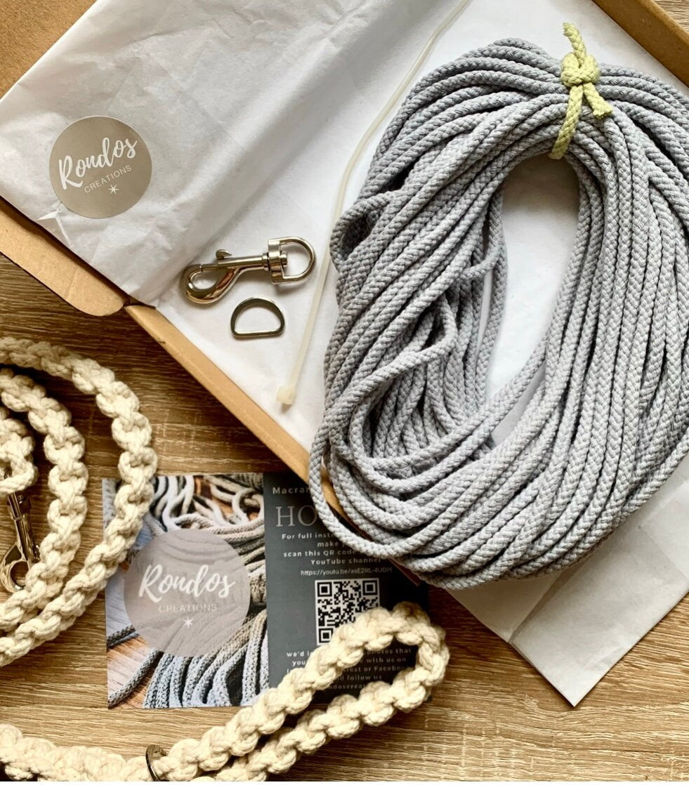 Make your own Knotted Dog Lead / Dog Leash Kit.