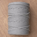 5mm Grey Braided Cotton Cord – Macrame Craft Supply, UK Made