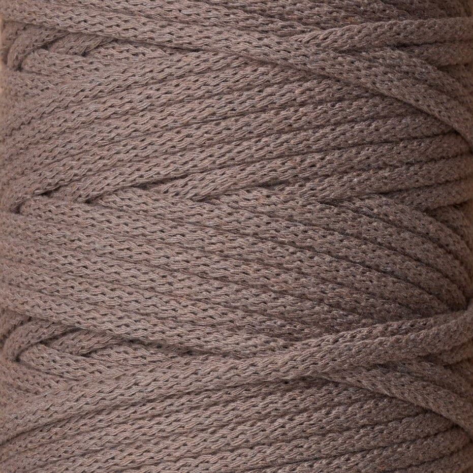 5mm Mocha Braided Cotton Cord – Macrame Craft Supply