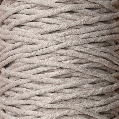 5mm Linen Cotton Twisted Cord - UK Made Macrame Rope