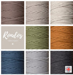 5mm Braided Cotton Cord – Olive Macrame Crafting UK Made