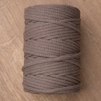 5mm Mocha Braided Cotton Cord – Macrame Craft Supply