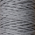 5mm Mid Grey Cotton Twisted Cord – Macrame, UK Made