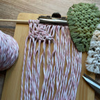 DIY Macrame Heart Coasters Kit – UK Cotton Cord Craft
