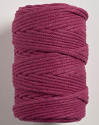 5mm Beetroot Braided Cotton Cord – UK Made Macrame Crafting