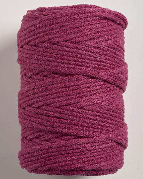 5mm Beetroot Braided Cotton Cord – UK Made Macrame Crafting