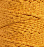 5mm Golden Sun Braided Cotton Cord – UK Made Macrame Rope