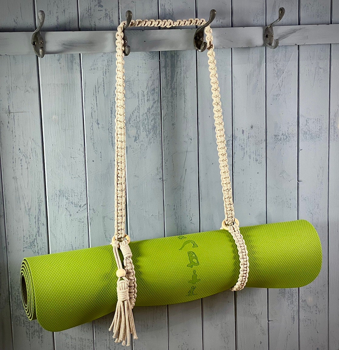 DIY Macrame Yoga Mat Strap Kit, Craft Kit