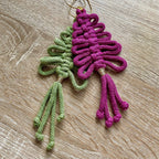 Macrame Kit Christmas Tree Decorations - Make it yourself Macrame Kit, Craft Kit