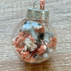Macrame Cord Christmas Baubles - Recycled Plastic, Set of 2