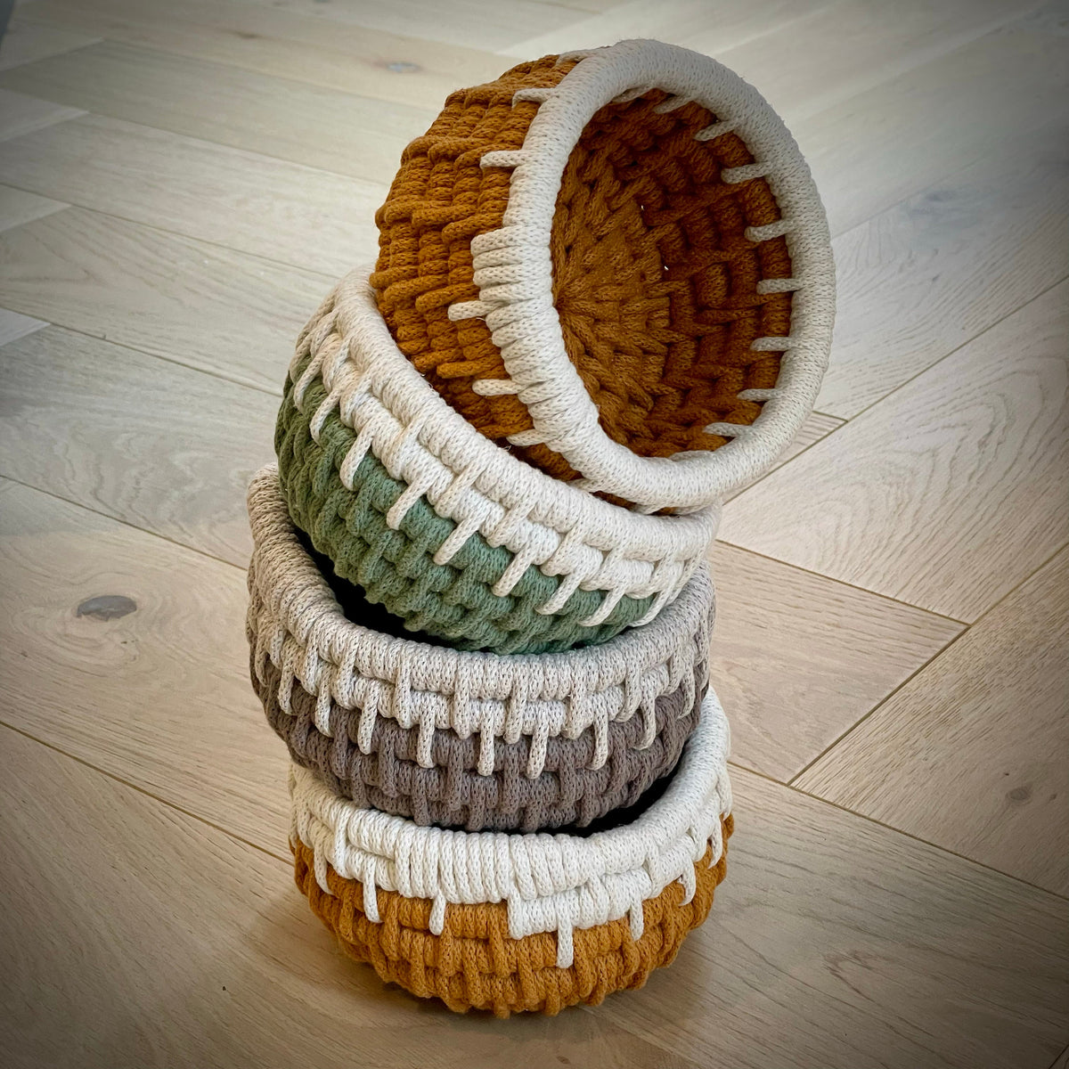 DIY Coiled Basket Bowl Kit, Rope Bowl Kit, Make it Yourself Kit, Craft Kit