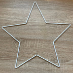Metal Wire Star Available in 3 sizes - White colour, Dream Catcher Star
