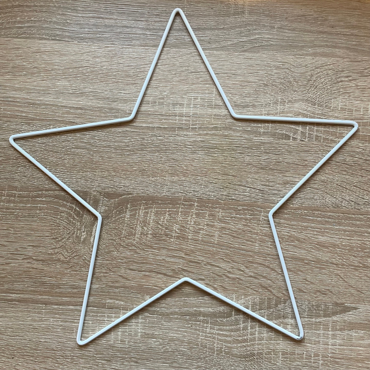Metal Wire Star Available in 3 sizes - White colour, Dream Catcher Star