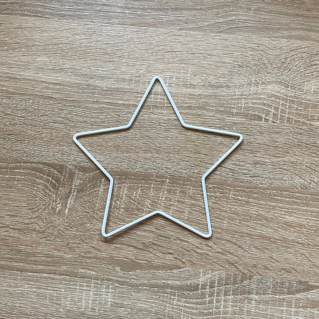 Metal Wire Star Available in 3 sizes - White colour, Dream Catcher Star