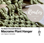 Macrame Plant Hanger Printable PDF Pattern - Beginners to Intermediate Level