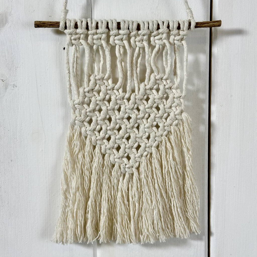 Make it Yourself Macrame Heart Wall Hanging, Craft Kit