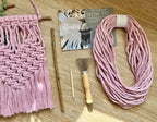 Make it Yourself Macrame Heart Wall Hanging, Craft Kit