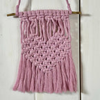 Make it Yourself Macrame Heart Wall Hanging, Craft Kit