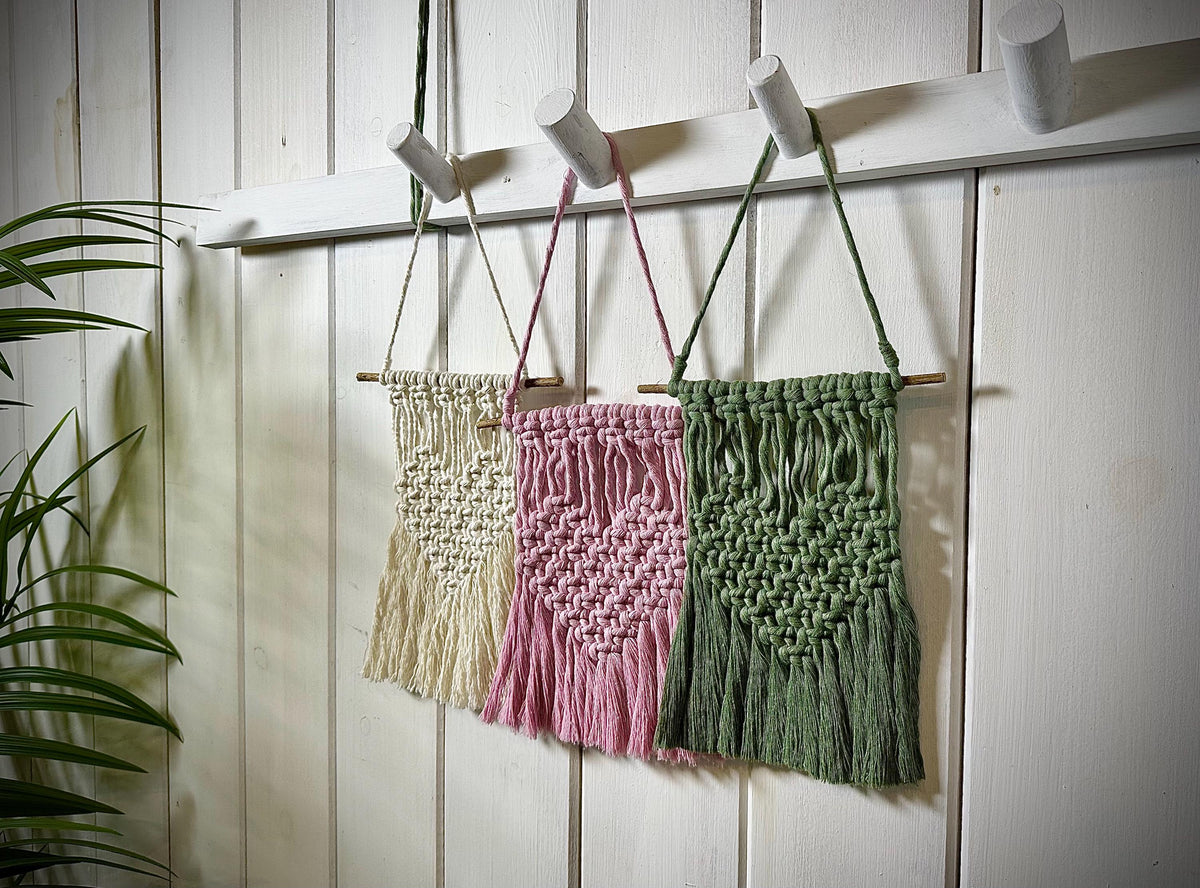 Make it Yourself Macrame Heart Wall Hanging, Craft Kit