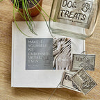 Metal Embossing Kit - Embossed Metal Tag Kit DIY - Aluminium Label Making Kit - Beginner Craft Kit - Plant Tags