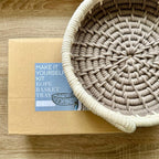 DIY Coiled Basket Tray Kit, Rope Tray Kit, Make it Yourself Kit, Craft Kit