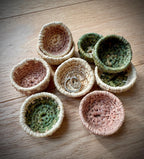 Handmade Mini Coiled Basket Bowl - Ring Dish - Ring Basket