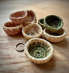 Handmade Mini Coiled Basket Bowl - Ring Dish - Ring Basket