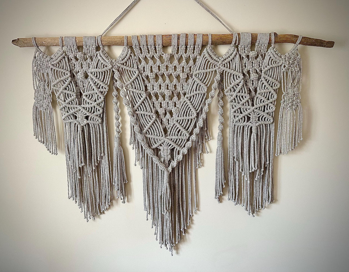 Large Macrame Wall Hanging - handmade