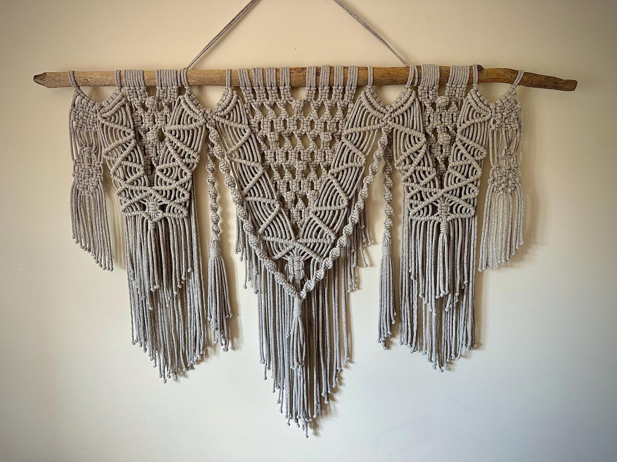 Large Macrame Wall Hanging - handmade
