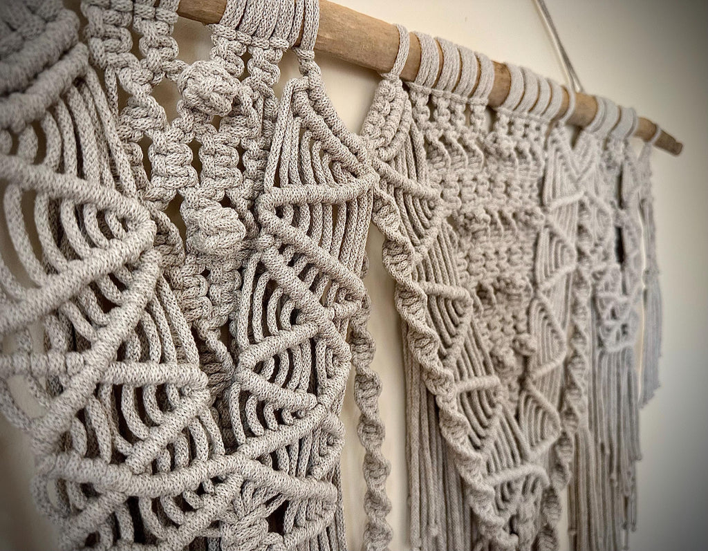 Large Macrame Wall Hanging - handmade