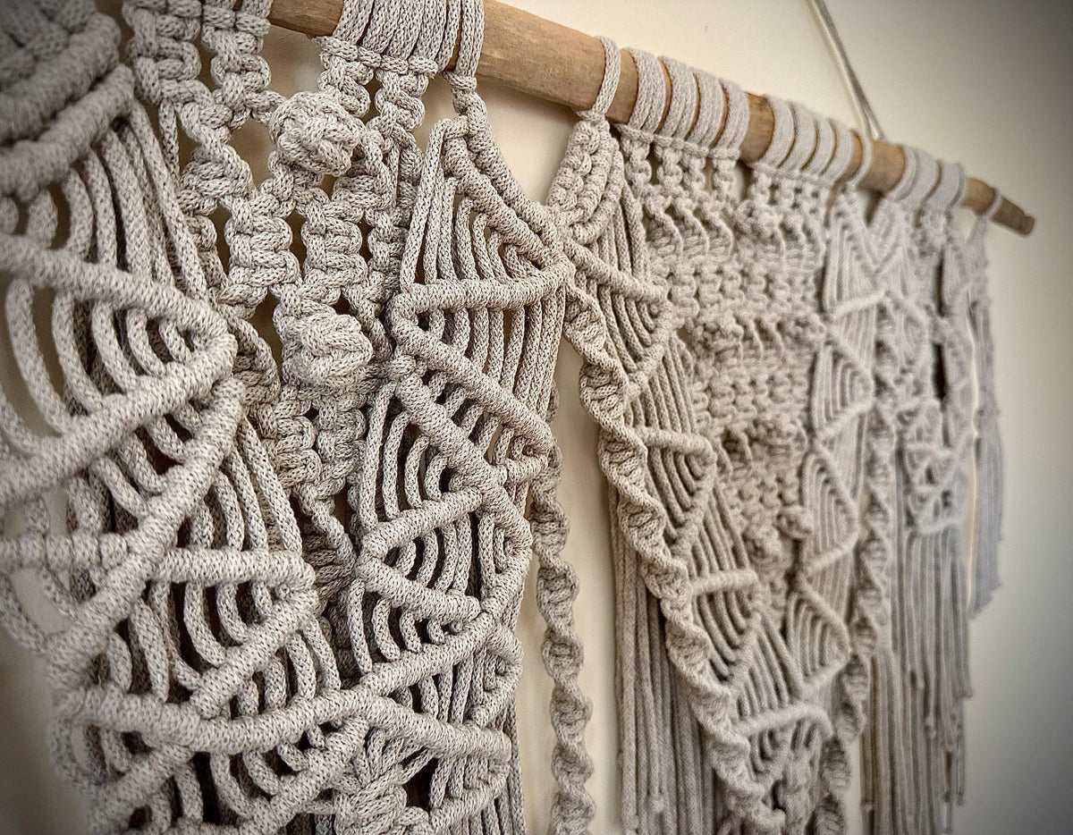 Large Macrame Wall Hanging - handmade