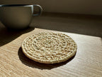 Make it Yourself Raffia Coaster Kit - in a Limited Edition Vintage Tin.