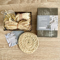 Make it Yourself Raffia Coaster Kit - in a Limited Edition Vintage Tin.