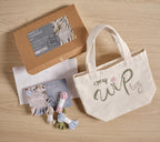Beginners Embroidered Project Bag Kit, Make it Yourself Embroidered Project Bag, Craft Kit