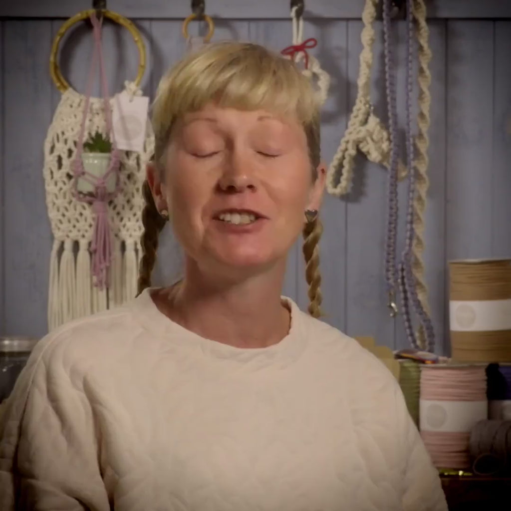 Make it yourself Macrame Kit - Dog Lead / Dog Leash, optional poop bag holder.