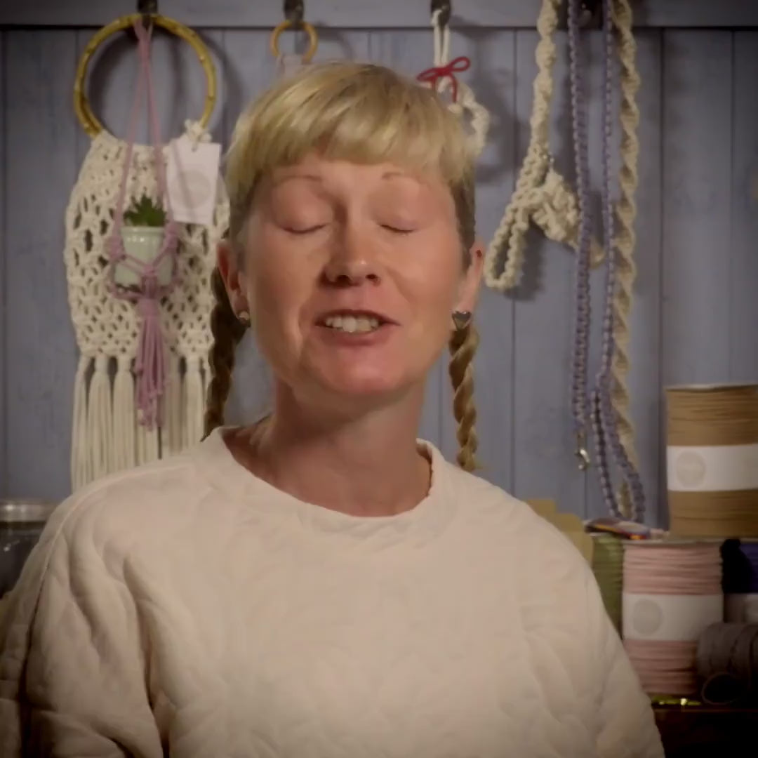 Make it yourself Macrame Kit - Dog Lead / Dog Leash, optional poop bag holder.
