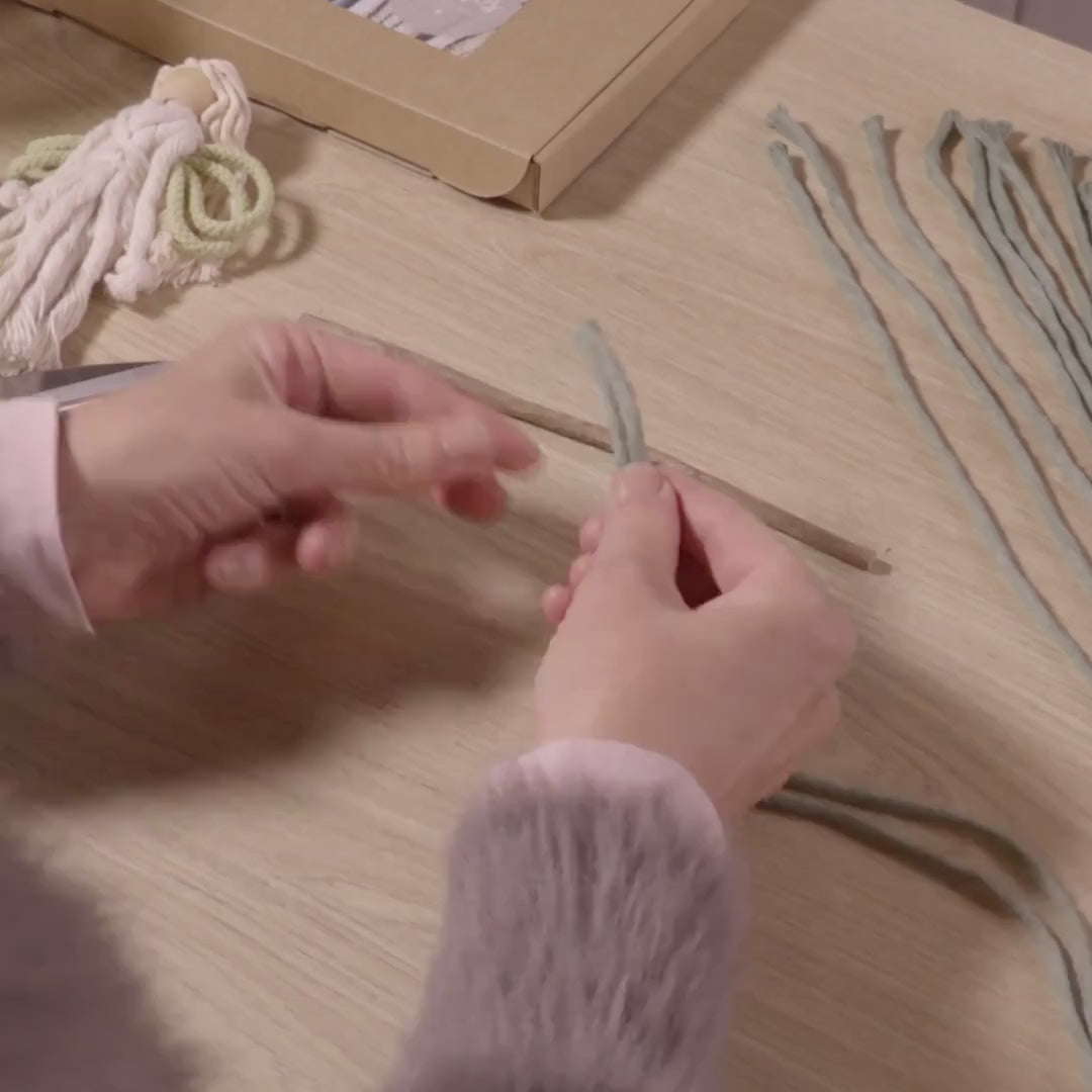 Make it Yourself Macrame Heart Wall Hanging, Craft Kit